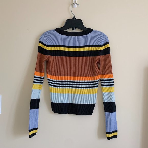 🍂Urban Outfitters Striped Sweater Top🍂 - Picture 3 of 4